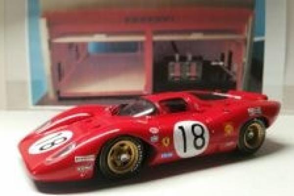 1/24 1969 Ferrari 312P Berlinetta Le Mans #18 Rodriguez / Piper